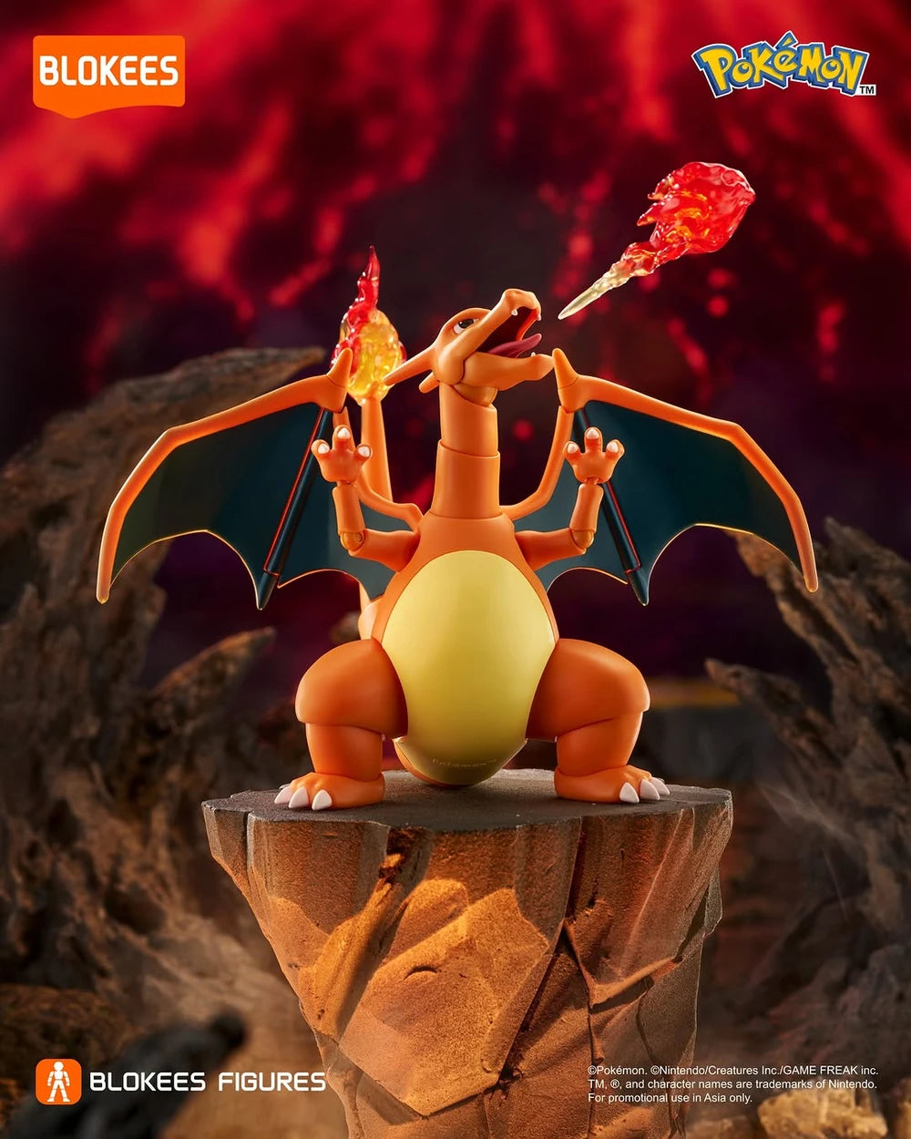 Blokees Pokemon 74104 Classic Edition CV-L Charizard