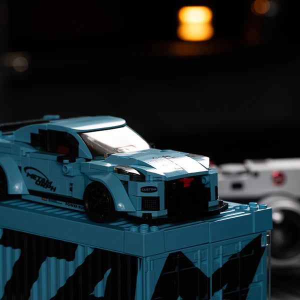 Happy Build PB8846 Nissan GTR Building Toy Set | 428 PCS | Buildable Car with Display Container