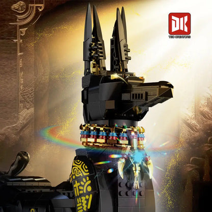 DK 7066 Egyptian Pharaoh Dog Building Toy Set | 1208 Pcs