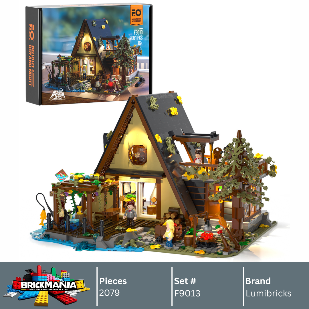 Lumibricks F9013 A-Frame cabin Building Toy Set | 2079 PCS