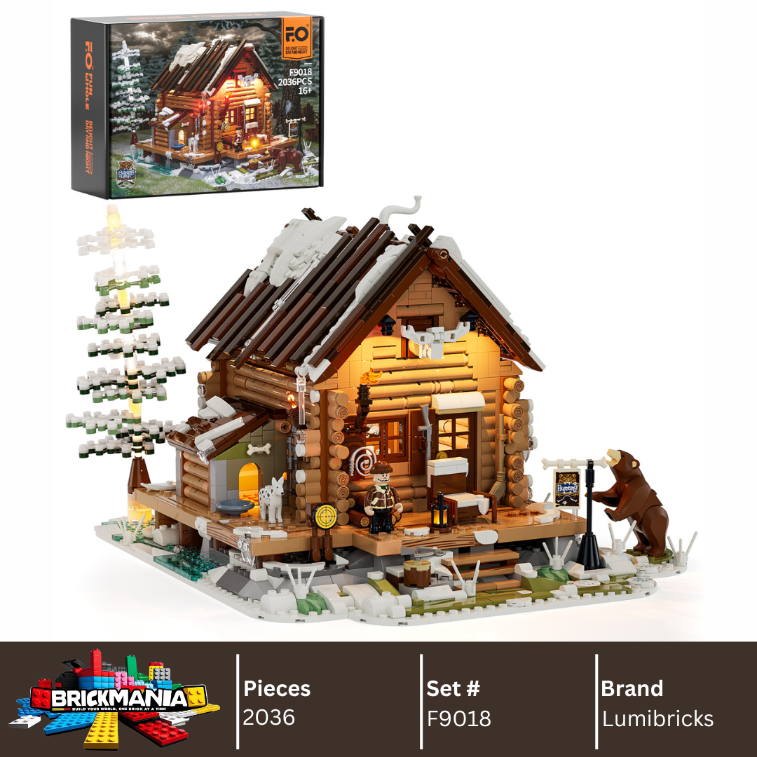 Lumibricks F9018 Hunting Cabin Building Toy Set | 2036 PCS