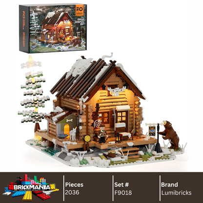 Lumibricks F9018 Hunting Cabin Building Toy Set | 2036 PCS
