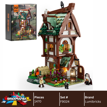 Lumibricks F9024 Medieval Apothecary Shop Building Toy Set | 1470 PCS