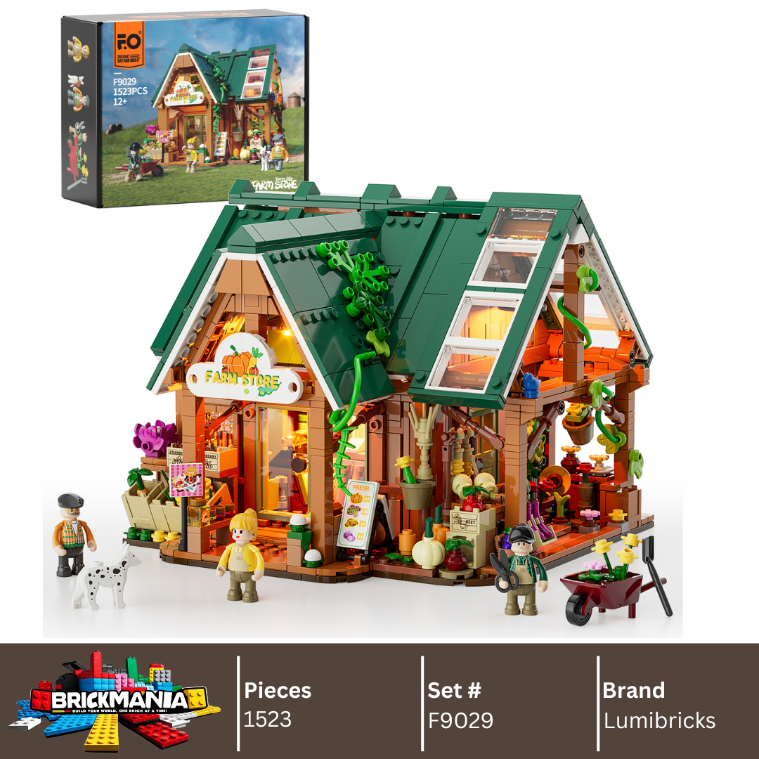 Lumibricks F9029 Farm Store Building Toy Set | 1523 PCS