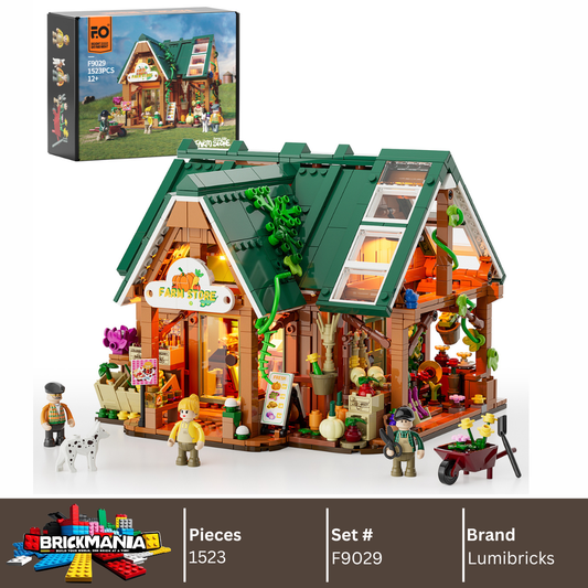 Lumibricks F9029 Farm Store Building Toy Set | 1523 PCS