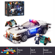 Lumibricks F9043 Police Patrol Car Building Toy Set | 372 PCS