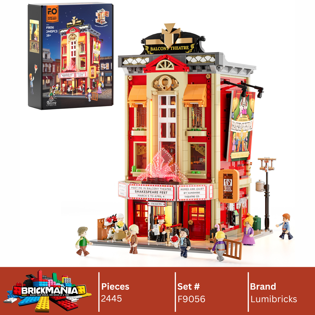 Lumibricks F9056 Balcony Theatre Building Toy Set | 2445 PCS