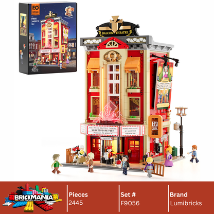 Lumibricks F9056 Balcony Theatre Building Toy Set | 2445 PCS