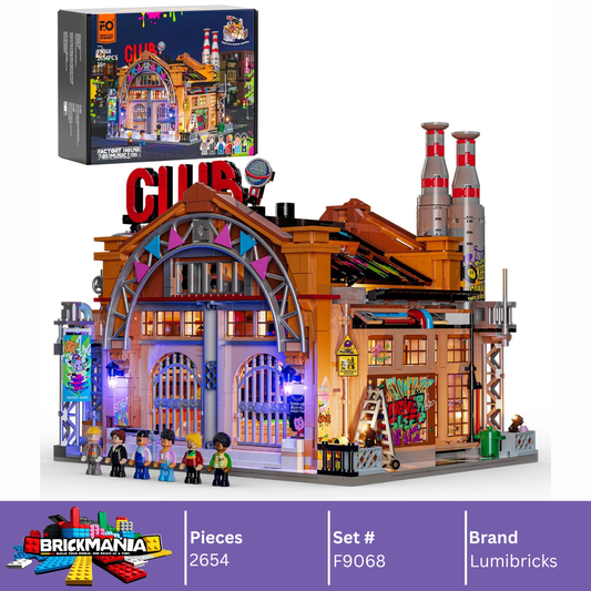 Lumibricks F9068 Factory House of Music Building Toy Set | 2654 PCS