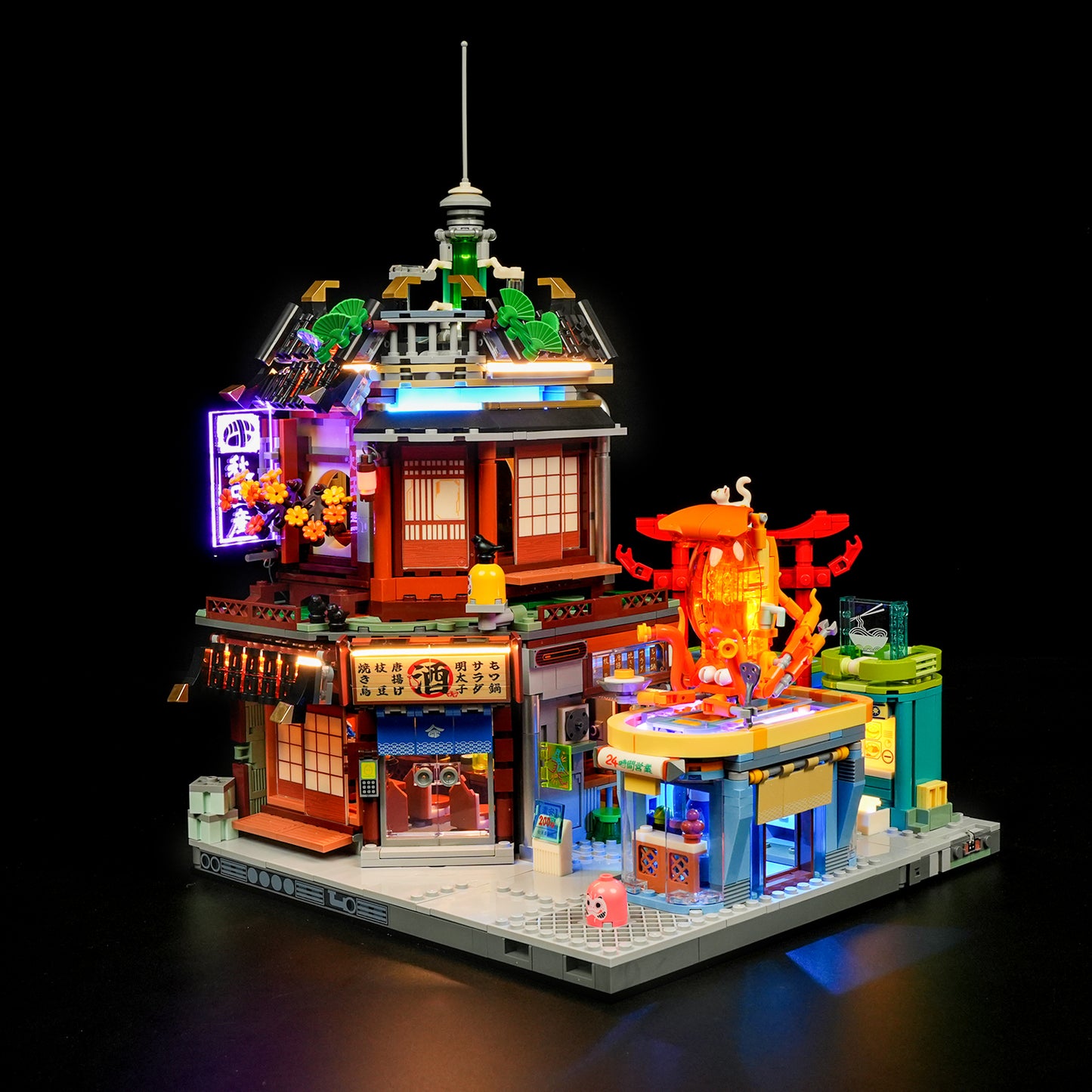 Lumibricks F9073 Japanese Izakaya Building Toy Set | 1980 PCS