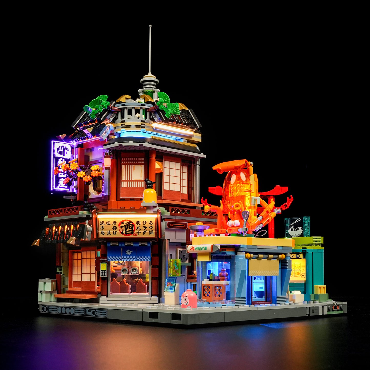 Lumibricks F9073 Japanese Izakaya Building Toy Set | 1980 PCS