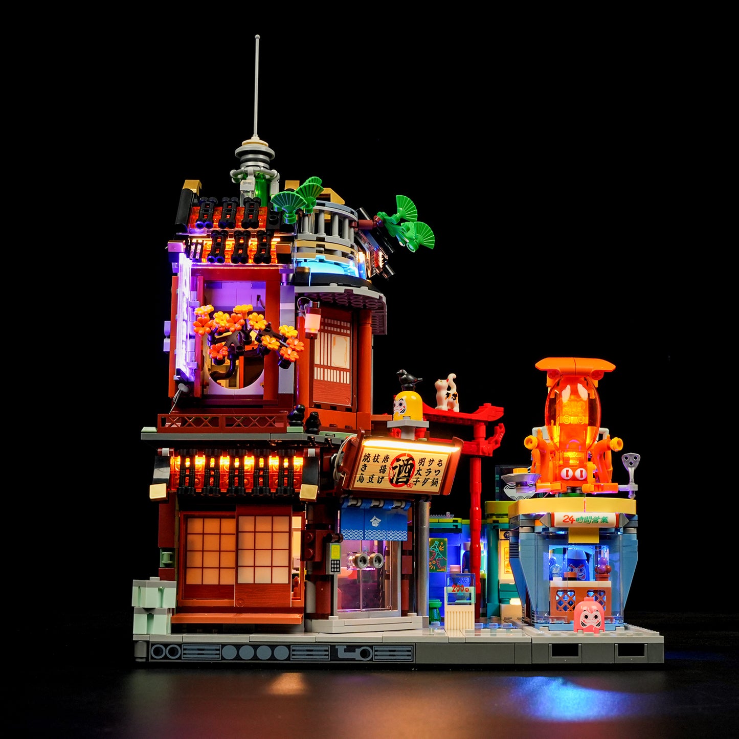 Lumibricks F9073 Japanese Izakaya Building Toy Set | 1980 PCS