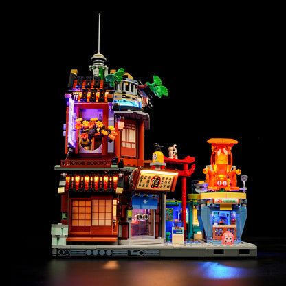 Lumibricks F9073 Japanese Izakaya Building Toy Set | 1980 PCS