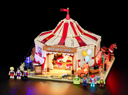 Lumibricks L9079 Traveling Circus Building Toy Set | 1962 PCS
