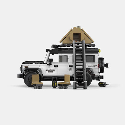 Happy Build PB8825 Land Rover Defender Building Toy Set | 676 PCS | Buildable Car with Display Container