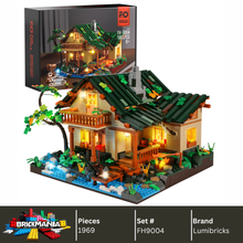 Lumibricks FH9004 Lakeside Lodge Building Toy Set | 1969 PCS