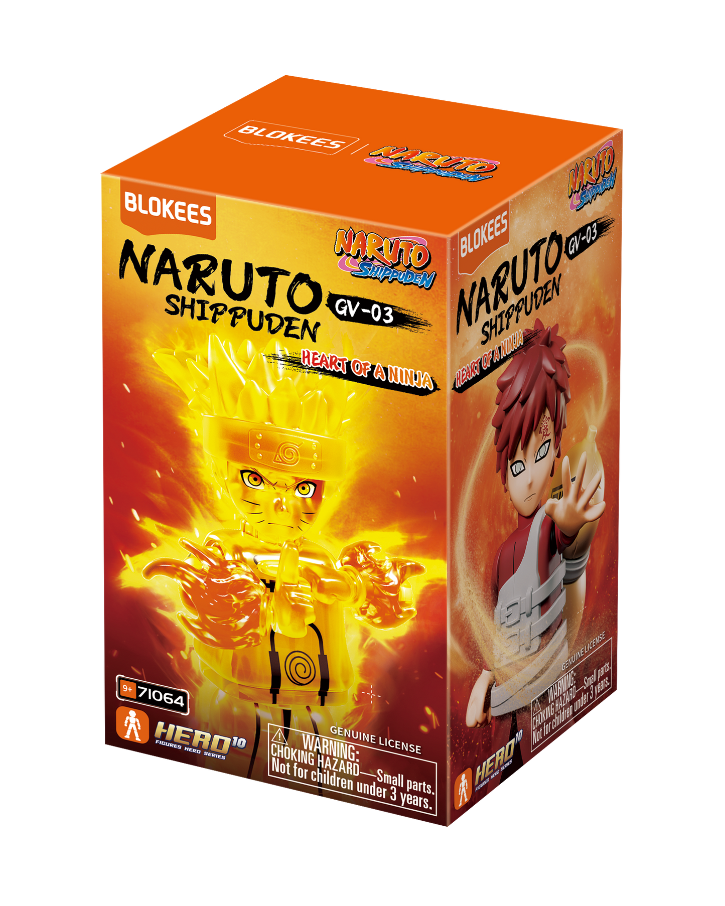 Blokees Naruto 71064 Galaxy Version 03 Heart of A Ninja