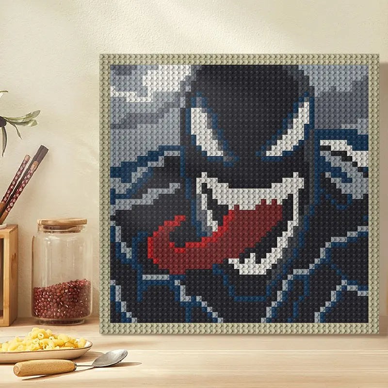 N0018 Venom Mosaic Wall Art | 2304 PCS