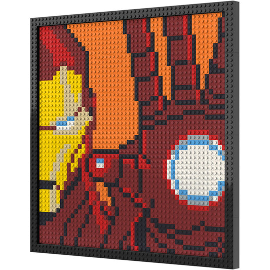 N0002 Iron Man Mosaic Wall Art | 2304 PCS
