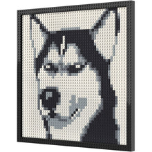 N0061 Husky Dog Mosaic Wall Art | 2304 PCS
