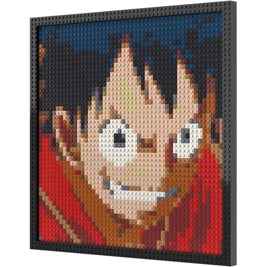 N0221 Monkey D. Luffy Mosaic Wall Art | 2304 PCS