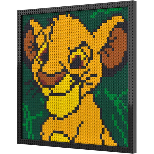 N0134 Simba Lion King Mosaic Wall Art | 2304 PCS