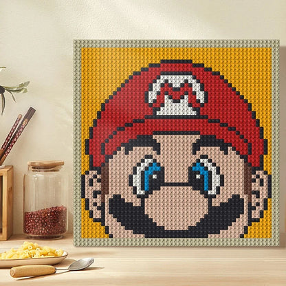N0150 Mario Mosaic Wall Art | 2304 PCS