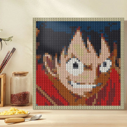 N0221 Monkey D. Luffy Mosaic Wall Art | 2304 PCS