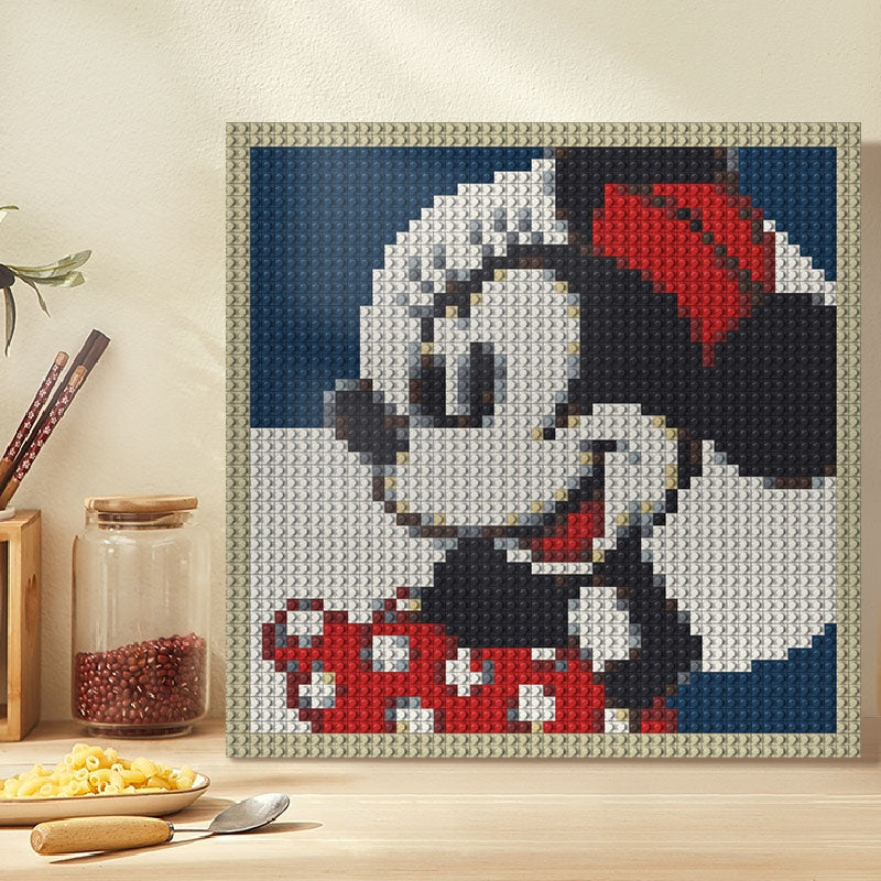N0110 Minnie Mouse Mosaic Wall Art | 2304 PCS