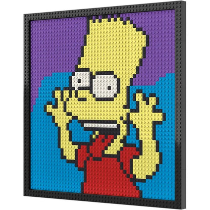 N0052 Bart Simpson Mosaic Wall Art | 2304 PCS