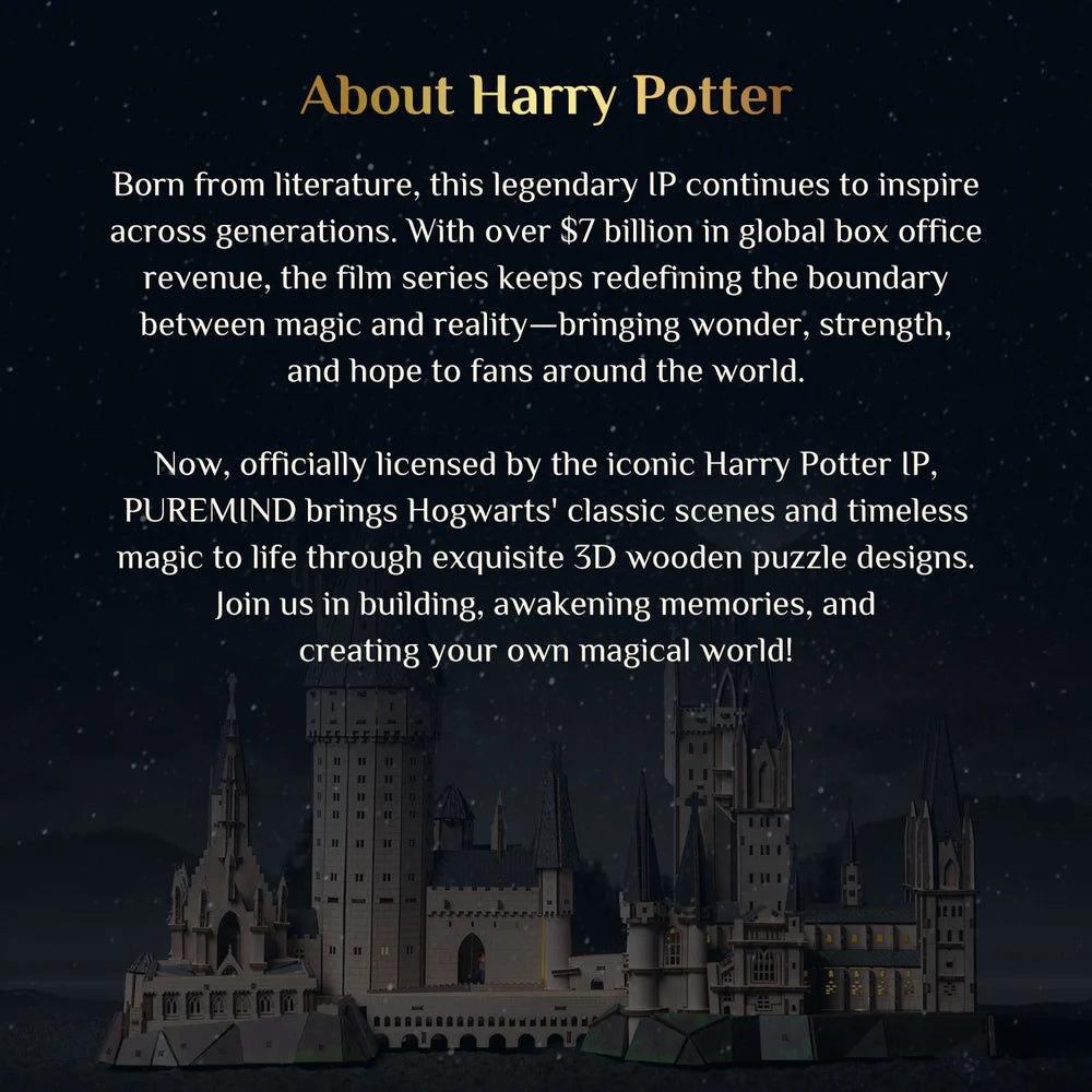 PUREMIND 1610 - 1611 Harry Potter Hogwarts Castle Theme | 1179 PCS