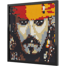 N0233 Jack Sparrow Mosaic Wall Art | 2304 PCS
