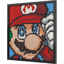 N0025 Mario Close-Up Mosaic Wall Art | 2304 PCS