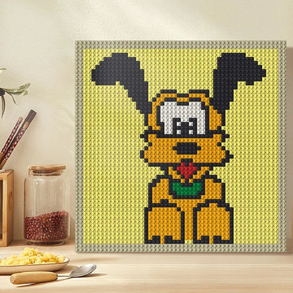 N0136 Pluto Disney Mosaic Wall Art | 2304 PCS