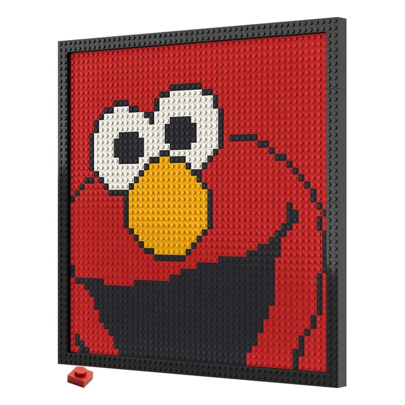 N0212 Elmo Mosaic Wall Art | 2304 PCS
