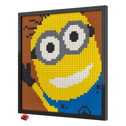 N0044 Minion Mosaic Wall Art | 2304 PCS