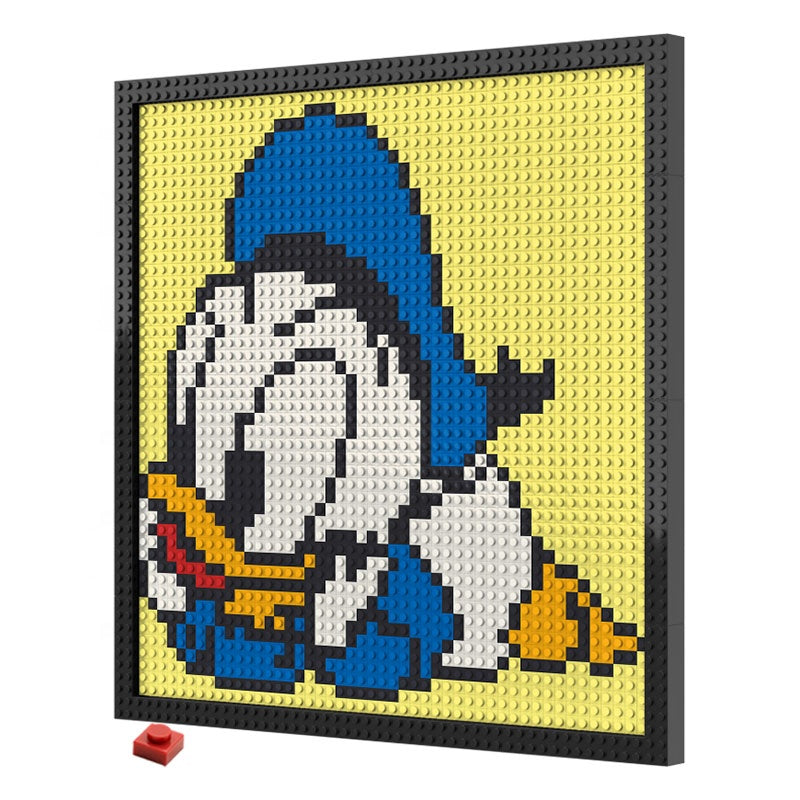 N0049 Donald Duck Mosaic Wall Art | 2304 PCS