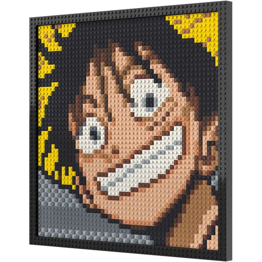N0086 Luffy One Piece Mosaic Wall Art | 2304 PCS