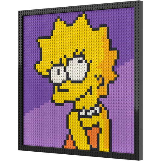 N0133 Lisa Simpson Mosaic Wall Art | 2304 PCS