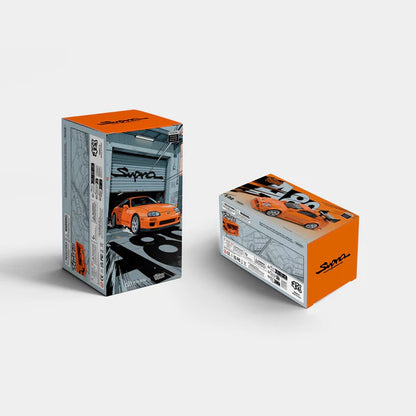 Happy Build PB8815 Toyota™ Supra A80 Building Toy Set | 439 PCS | Buildable Car with Display Container