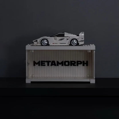 Happy Build PB8844 Ferrari F40 Building Toy Set | 394 PCS | Buildable Car with Display Container
