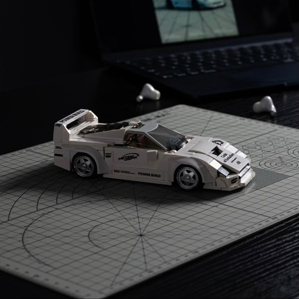 Happy Build PB8844 Ferrari F40 Building Toy Set | 394 PCS | Buildable Car with Display Container
