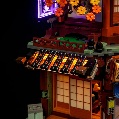 Lumibricks F9073 Japanese Izakaya Building Toy Set | 1980 PCS