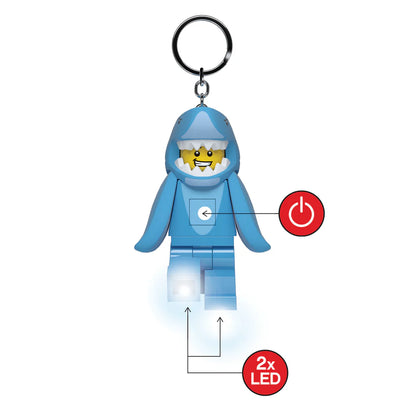 LEGO KE155H Minifigures Keychain Light Shark Suit Guy | 1 PCS