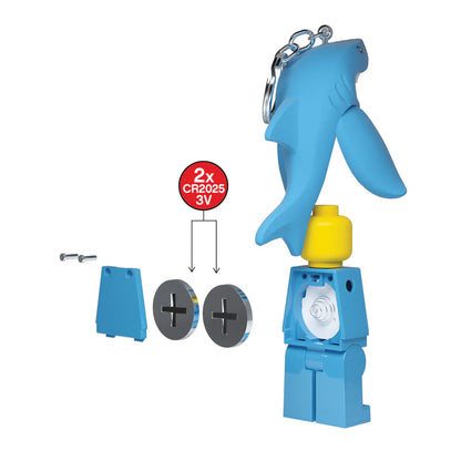 LEGO KE155H Minifigures Keychain Light Shark Suit Guy | 1 PCS