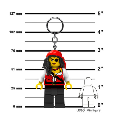 LEGO KE193H Minifigures Keychain Light Pirate Princess | 1 PCS