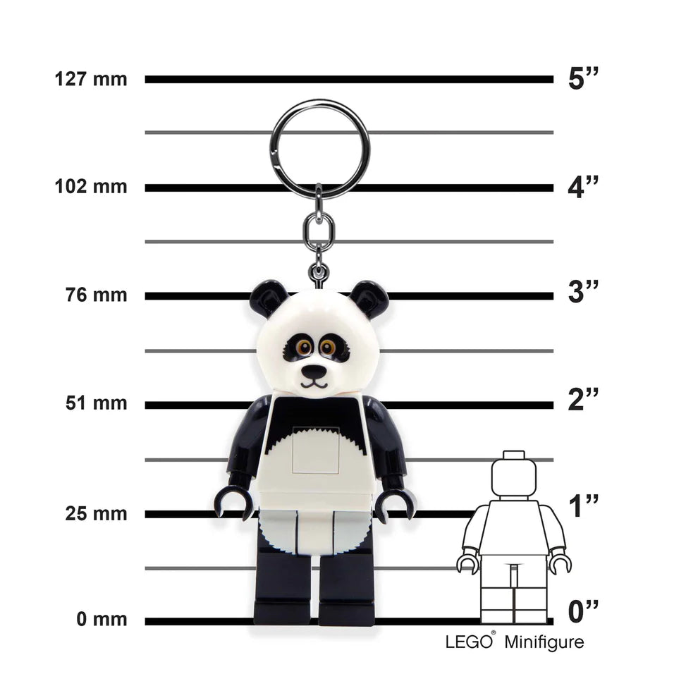 LEGO KE195H Minifigures Keychain Light Panda Guy | 1 PCS