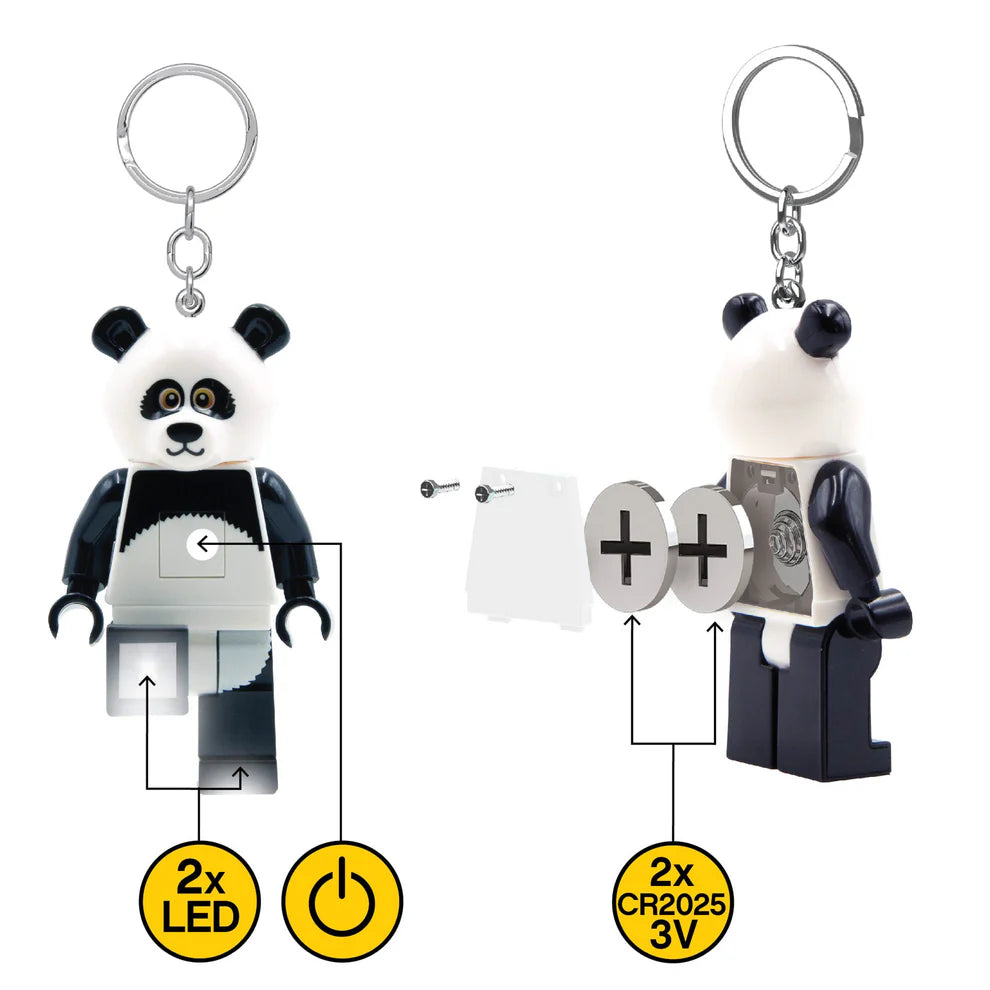 LEGO KE195H Minifigures Keychain Light Panda Guy | 1 PCS