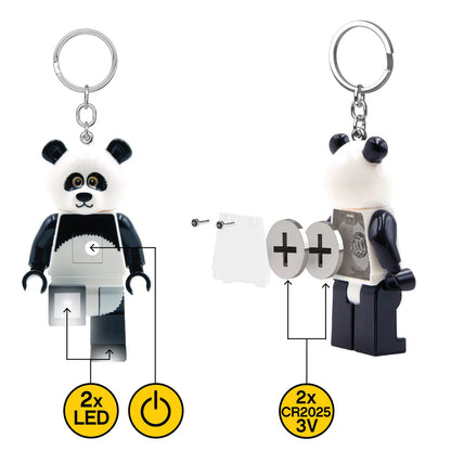 LEGO KE195H Minifigures Keychain Light Panda Guy | 1 PCS