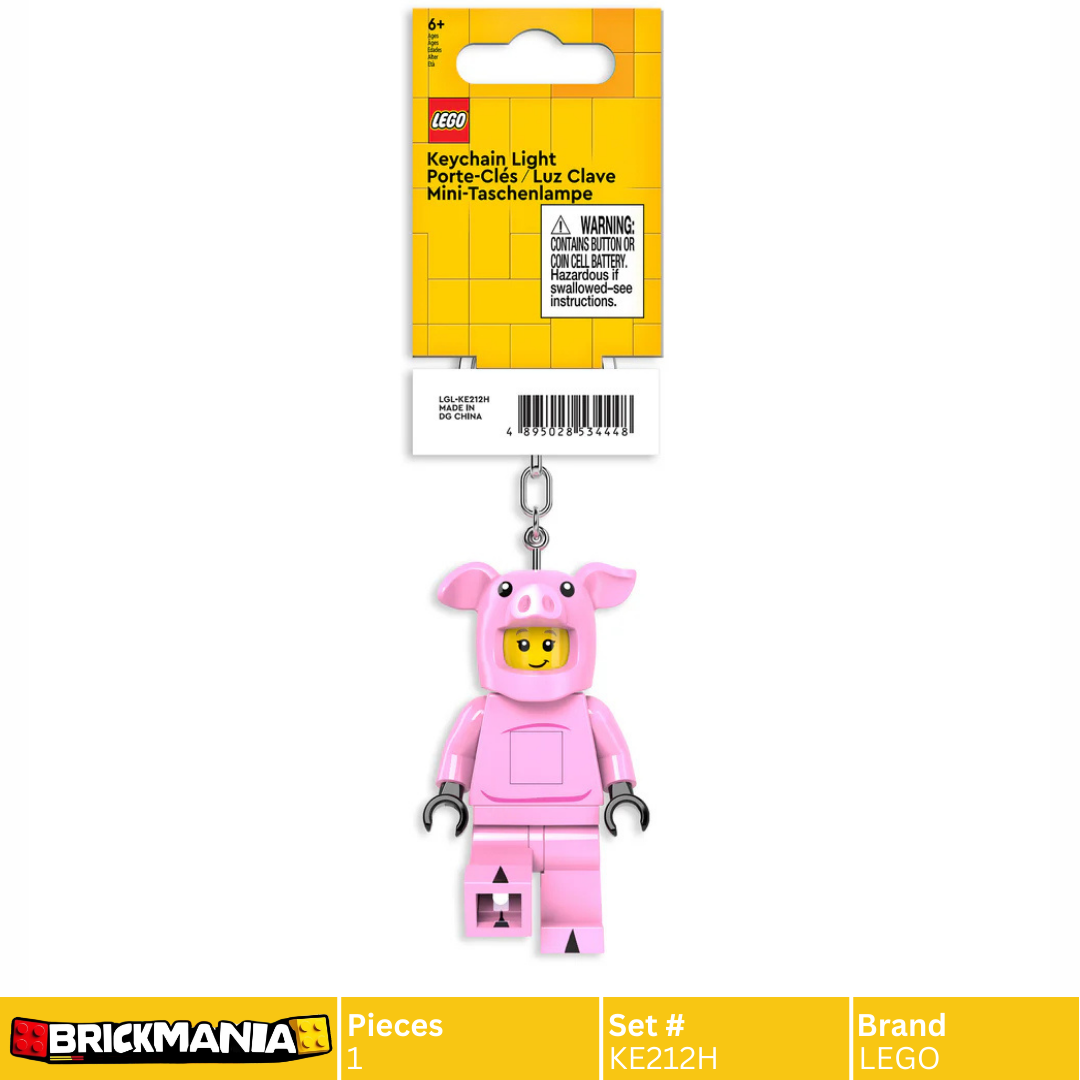 LEGO KE212H Minifigures Keychain Light Piggy Guy | 1 PCS